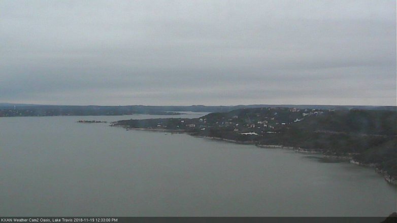 Lake Travis webcam, November 19, 2018 11:35 AM CT