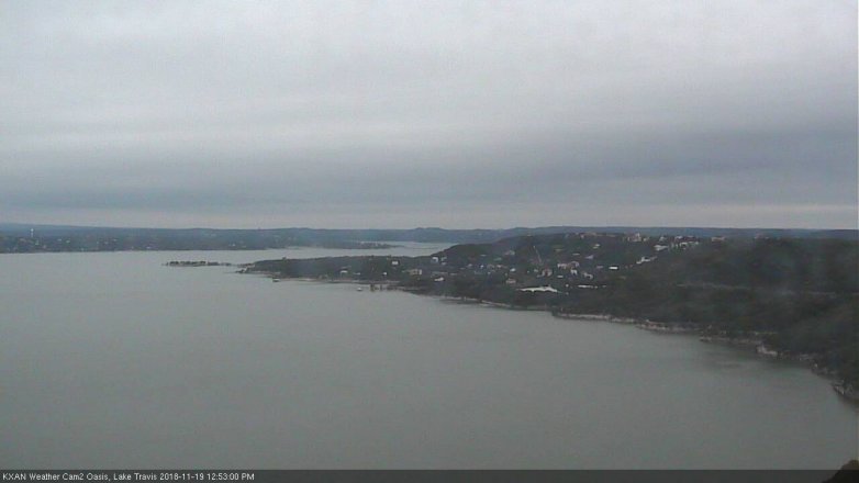 Lake Travis webcam, November 19, 2018 11:55 AM CT