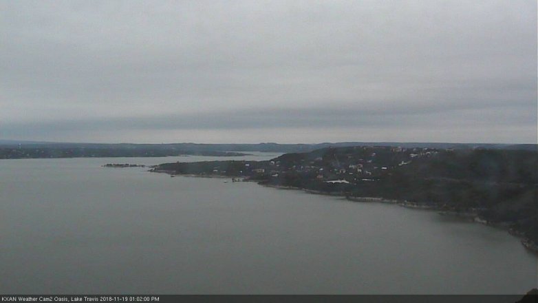 Lake Travis webcam, November 19, 2018 12:05 PM CT