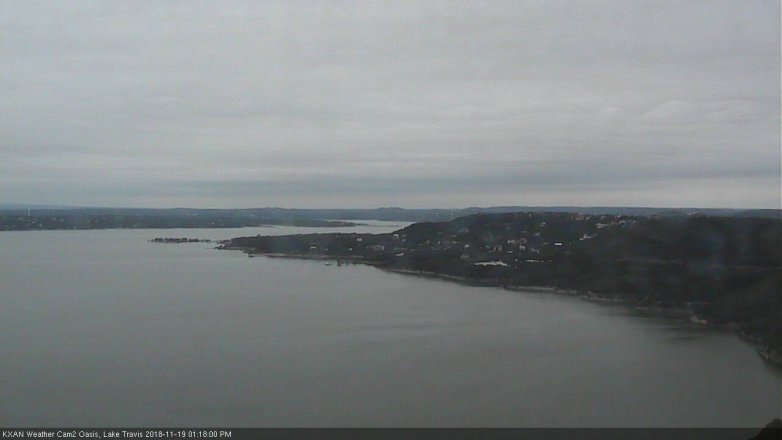 Lake Travis webcam, November 19, 2018 12:20 PM CT