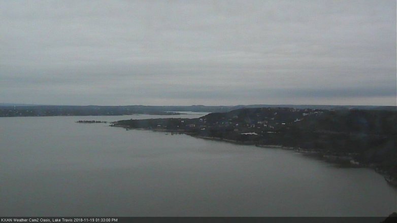 Lake Travis webcam, November 19, 2018 12:35 PM CT