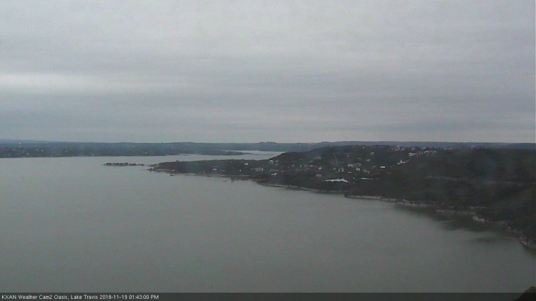 Lake Travis webcam, November 19, 2018 12:45 PM CT