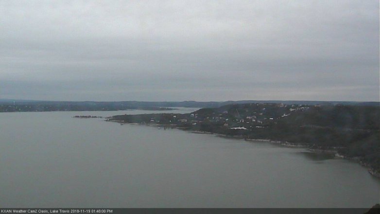 Lake Travis webcam, November 19, 2018 12:50 PM CT