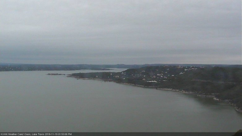 Lake Travis webcam, November 19, 2018 12:55 PM CT
