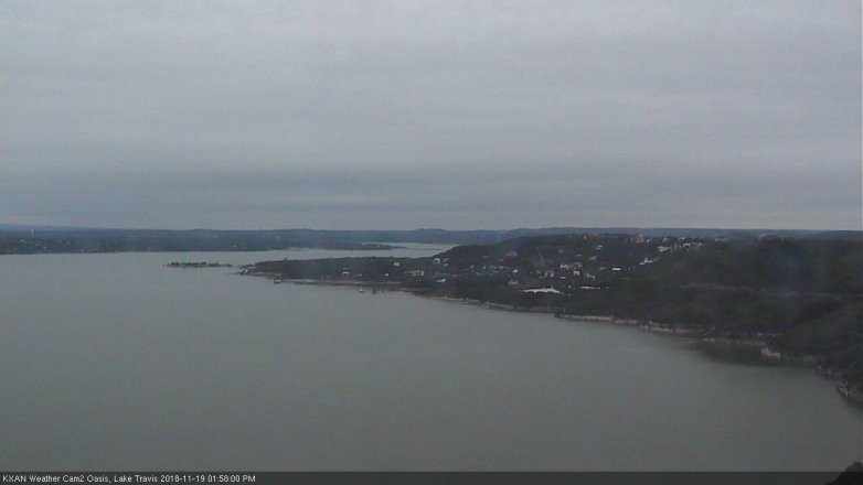 Lake Travis webcam, November 19, 2018 1:00 PM CT