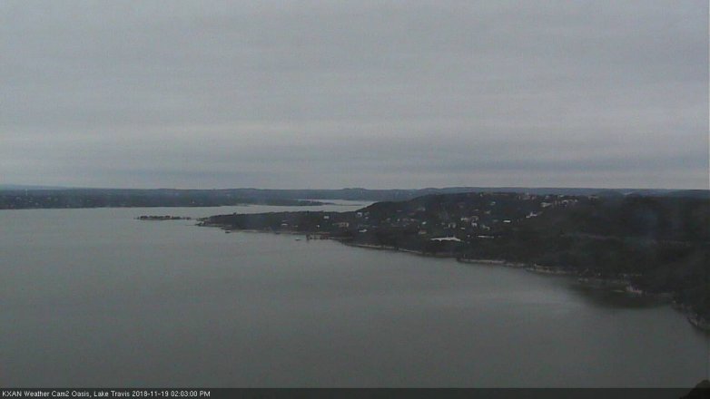 Lake Travis webcam, November 19, 2018 1:05 PM CT