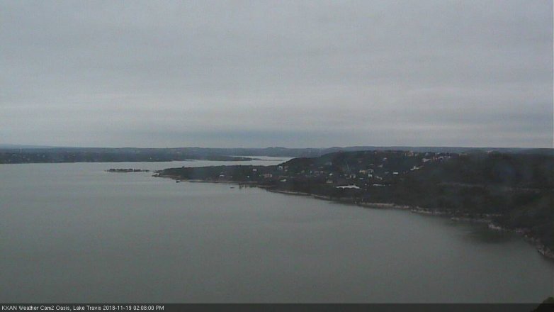 Lake Travis webcam, November 19, 2018 1:10 PM CT