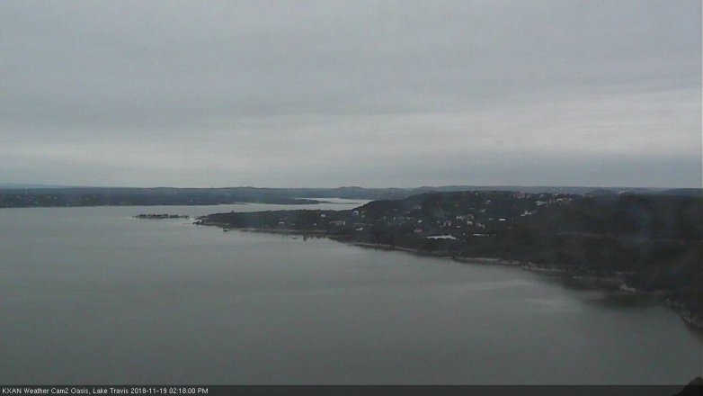 Lake Travis webcam, November 19, 2018 1:20 PM CT