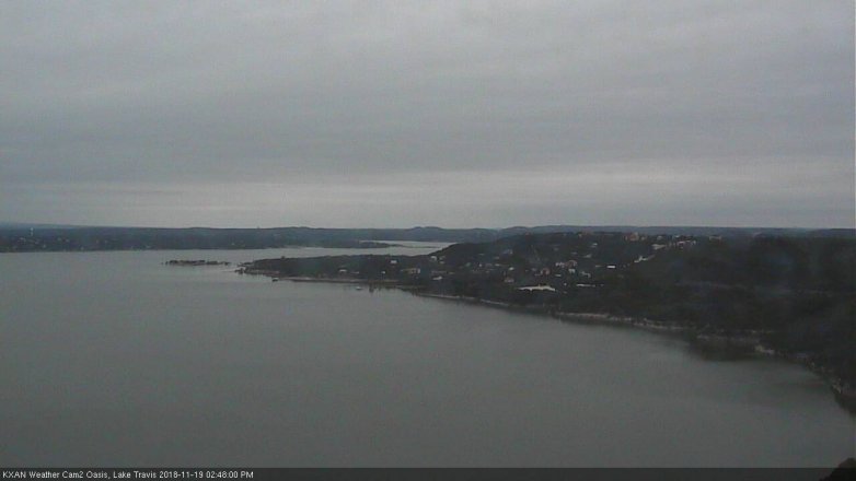 Lake Travis webcam, November 19, 2018 1:50 PM CT