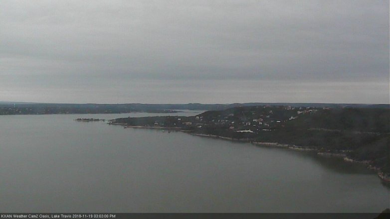 Lake Travis webcam, November 19, 2018 2:05 PM CT