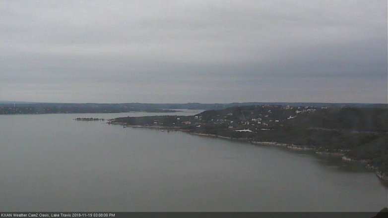 Lake Travis webcam, November 19, 2018 2:10 PM CT