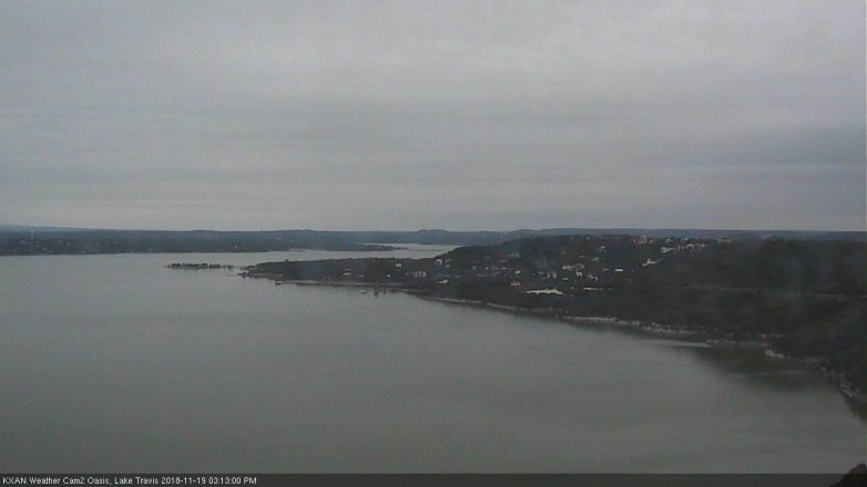 Lake Travis webcam, November 19, 2018 2:15 PM CT