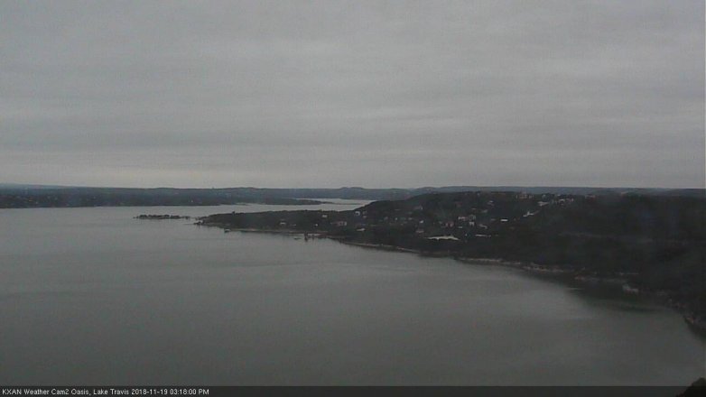 Lake Travis webcam, November 19, 2018 2:20 PM CT