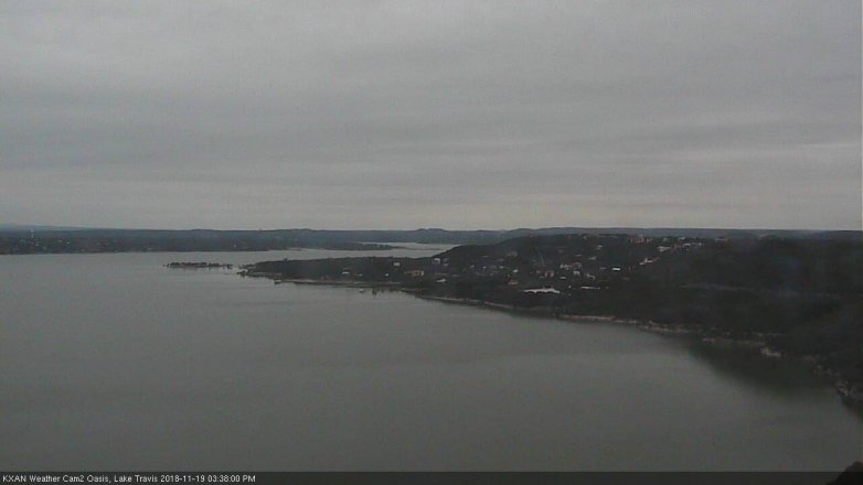 Lake Travis webcam, November 19, 2018 2:40 PM CT