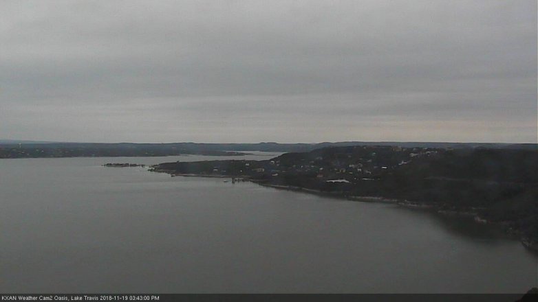 Lake Travis webcam, November 19, 2018 2:45 PM CT