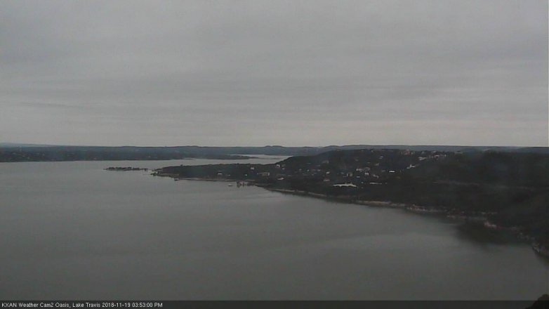 Lake Travis webcam, November 19, 2018 2:55 PM CT