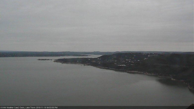 Lake Travis webcam, November 19, 2018 3:05 PM CT