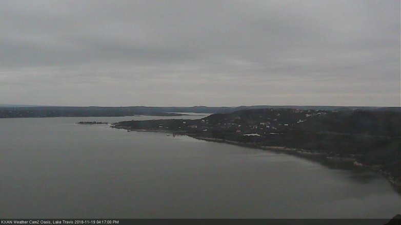 Lake Travis webcam, November 19, 2018 3:20 PM CT