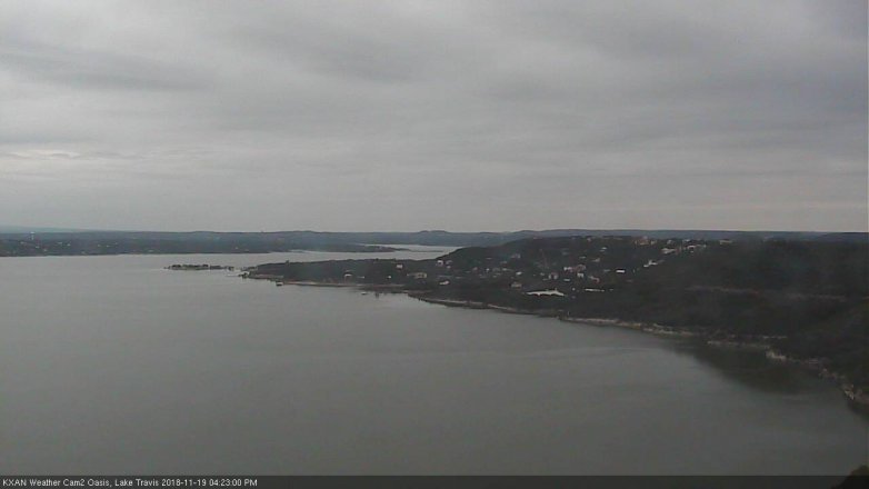 Lake Travis webcam, November 19, 2018 3:25 PM CT