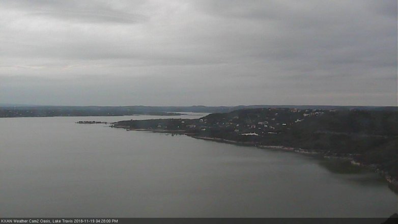 Lake Travis webcam, November 19, 2018 3:30 PM CT