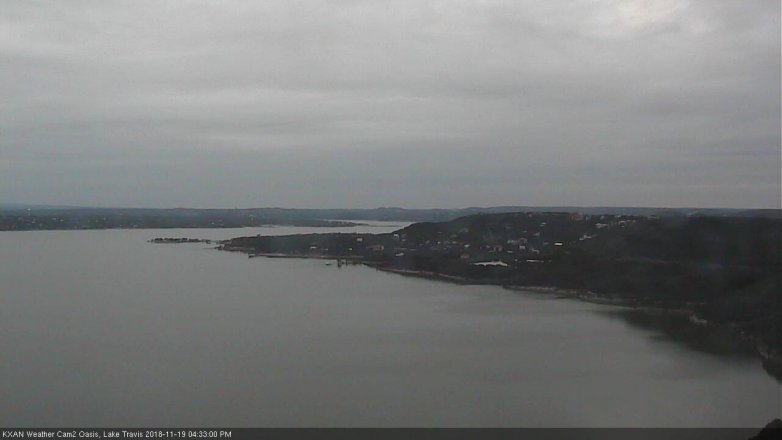 Lake Travis webcam, November 19, 2018 3:35 PM CT