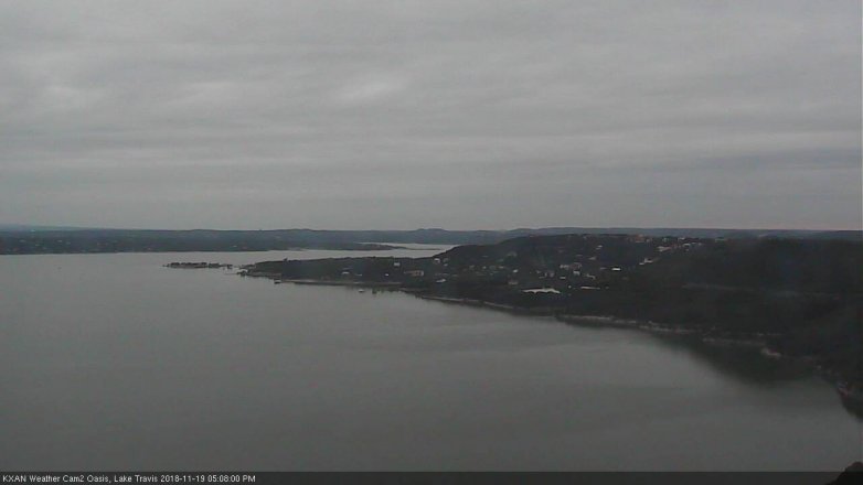Lake Travis webcam, November 19, 2018 4:10 PM CT