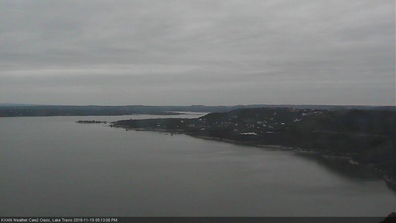 Lake Travis webcam, November 19, 2018 4:15 PM CT