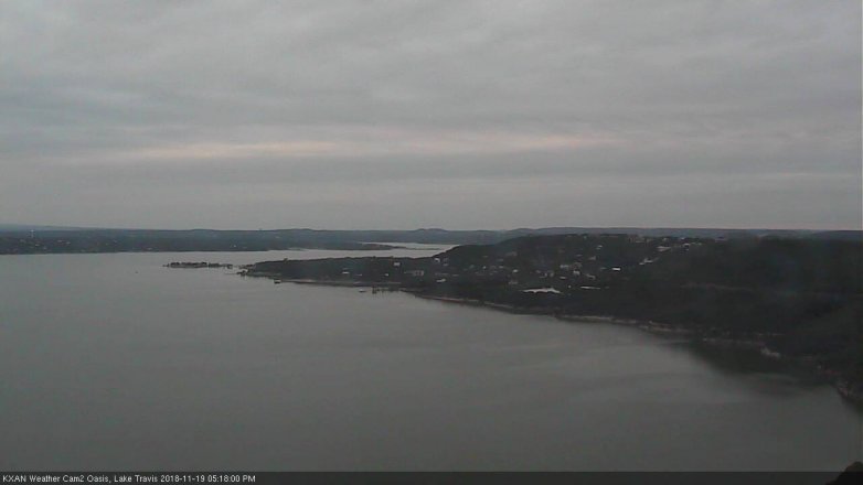 Lake Travis webcam, November 19, 2018 4:20 PM CT
