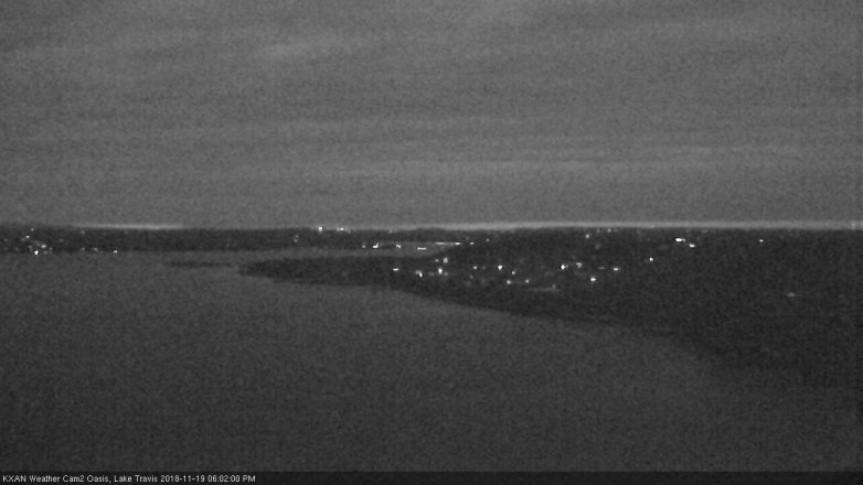Lake Travis webcam, November 19, 2018 5:05 PM CT