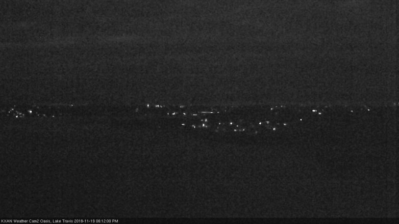 Lake Travis webcam, November 19, 2018 5:15 PM CT