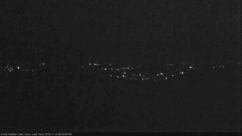 Lake Travis webcam, November 19, 2018 5:35 PM CT