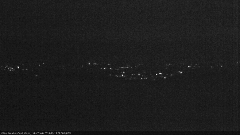 Lake Travis webcam, November 19, 2018 5:40 PM CT