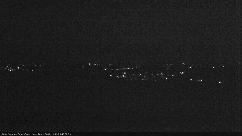 Lake Travis webcam, November 19, 2018 5:50 PM CT