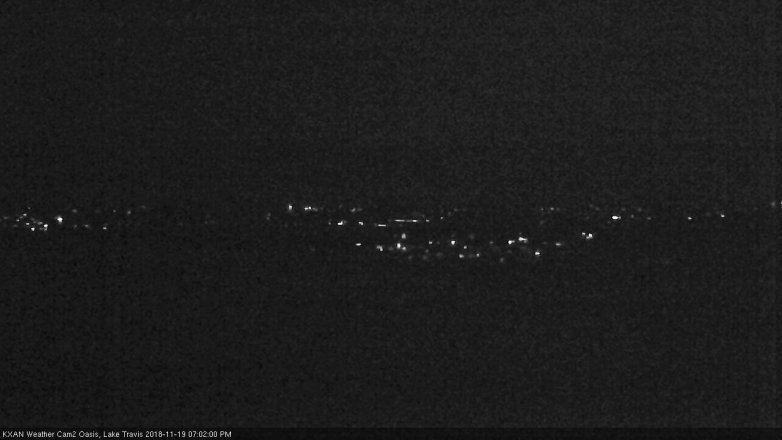Lake Travis webcam, November 19, 2018 6:05 PM CT