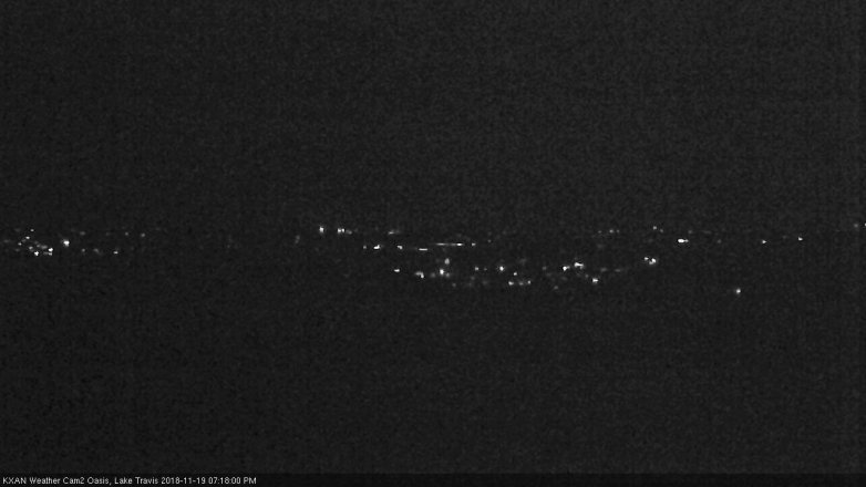 Lake Travis webcam, November 19, 2018 6:20 PM CT