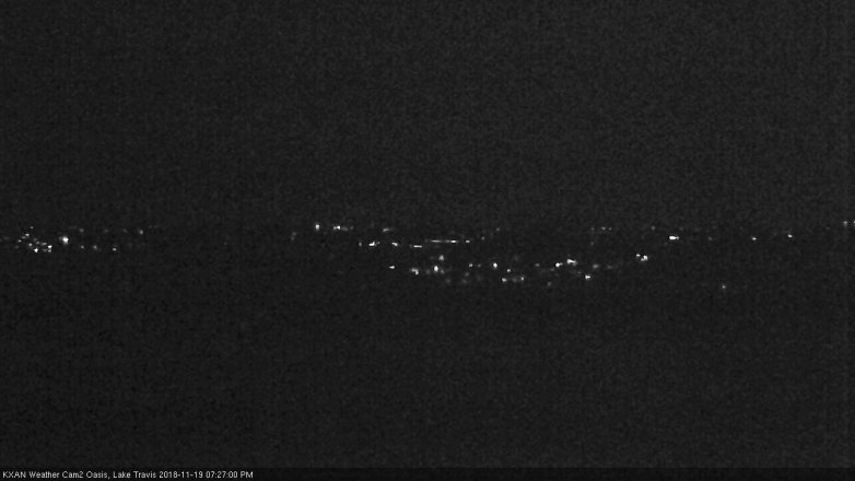 Lake Travis webcam, November 19, 2018 6:30 PM CT