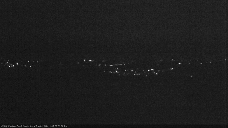 Lake Travis webcam, November 19, 2018 6:35 PM CT