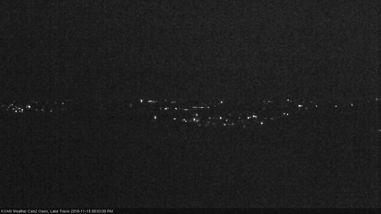 Lake Travis webcam, November 19, 2018 7:05 PM CT