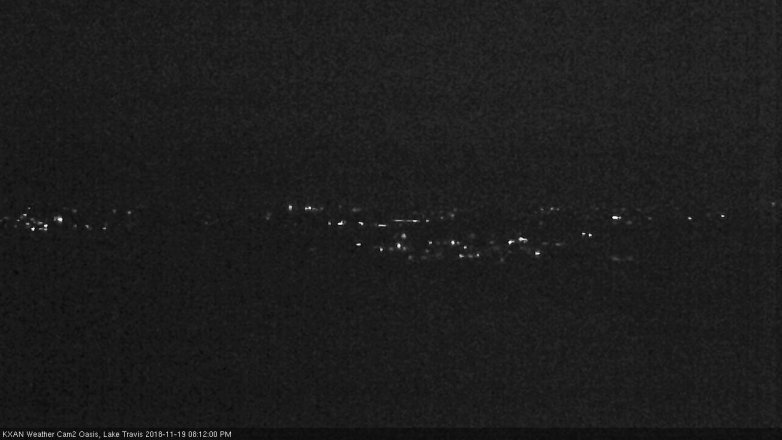 Lake Travis webcam, November 19, 2018 7:15 PM CT