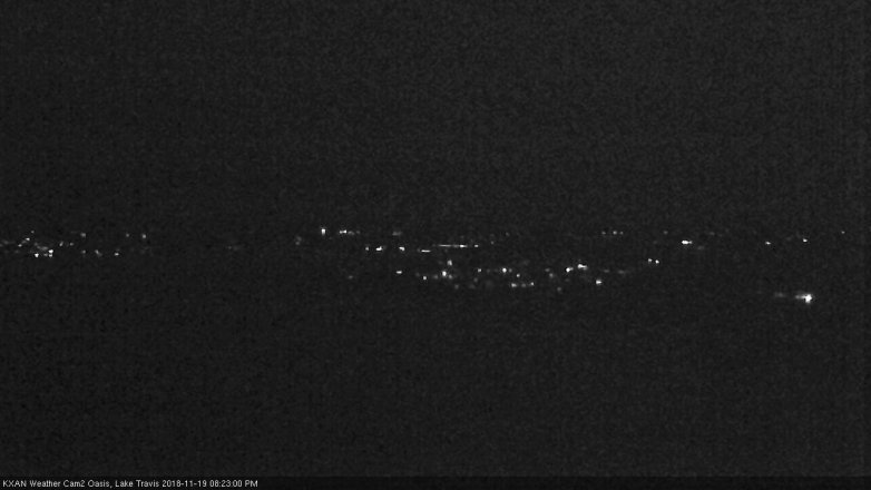 Lake Travis webcam, November 19, 2018 7:25 PM CT