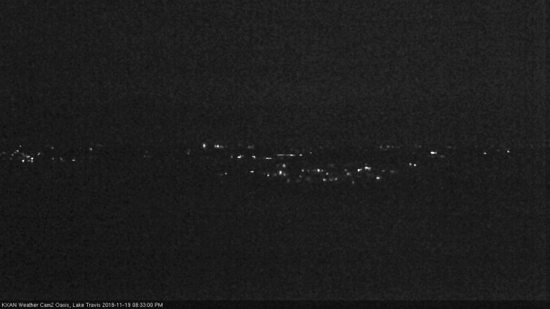 Lake Travis webcam, November 19, 2018 7:35 PM CT