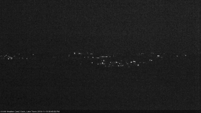 Lake Travis webcam, November 19, 2018 7:50 PM CT
