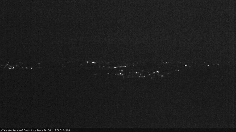 Lake Travis webcam, November 19, 2018 7:55 PM CT