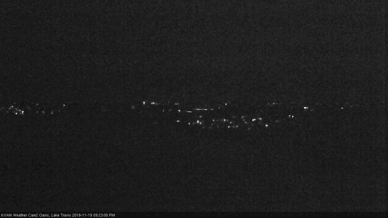 Lake Travis webcam, November 19, 2018 8:25 PM CT