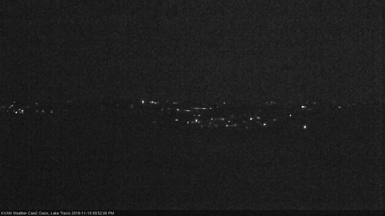Lake Travis webcam, November 19, 2018 8:55 PM CT