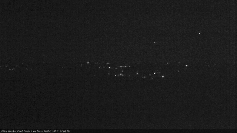 Lake Travis webcam, November 19, 2018 10:35 PM CT