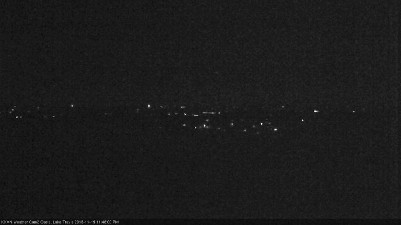 Lake Travis webcam, November 19, 2018 10:50 PM CT