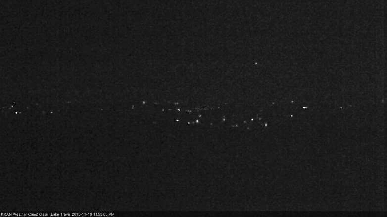 Lake Travis webcam, November 19, 2018 10:55 PM CT