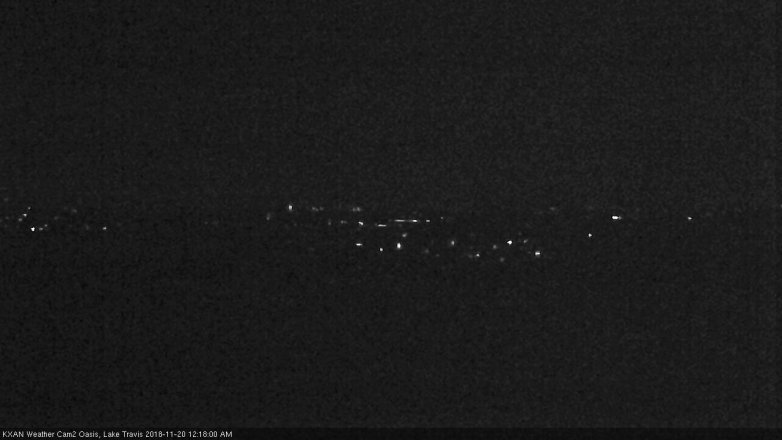 Lake Travis webcam, November 19, 2018 11:20 PM CT