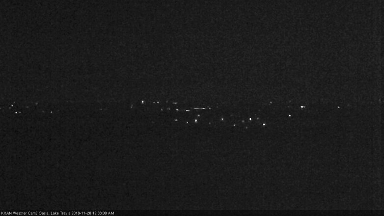 Lake Travis webcam, November 19, 2018 11:40 PM CT